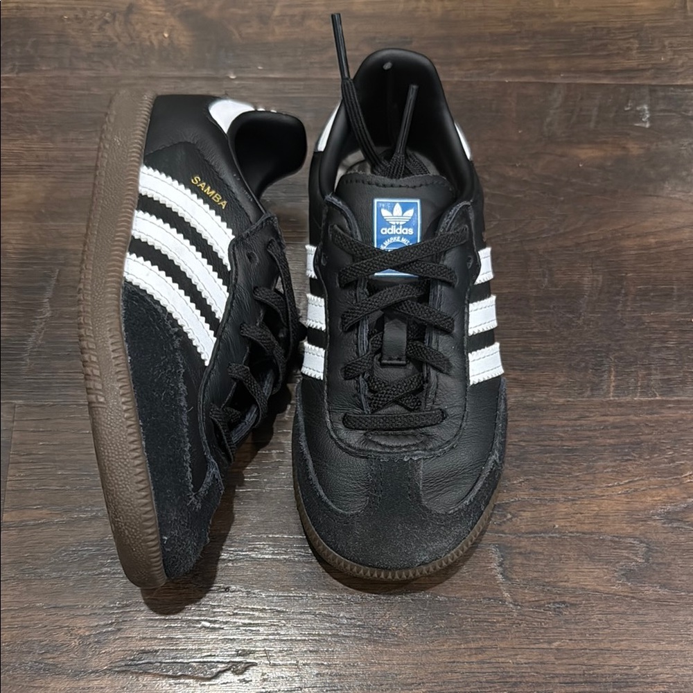 Adidas Black and White Samba Sneakers Classic Design